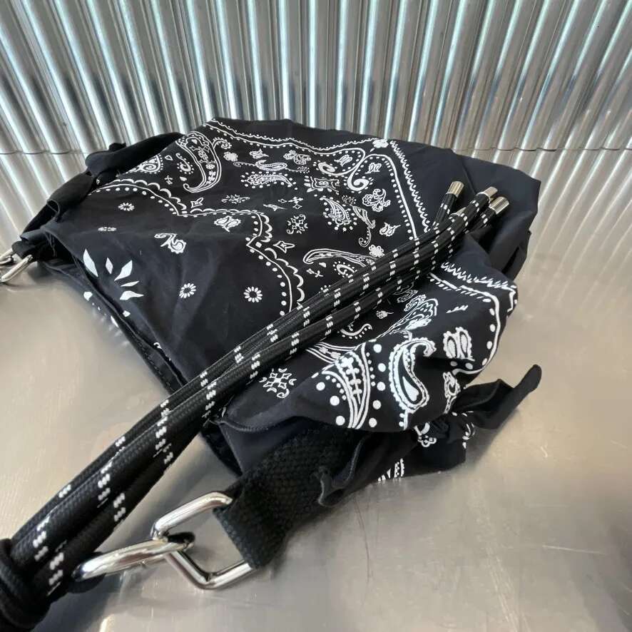 Fashion Paisley Shoulder Bag Bohemian Bandanna Printed Crossbody Bags for Women Woven Strap Handbags and Purses Soft Tote