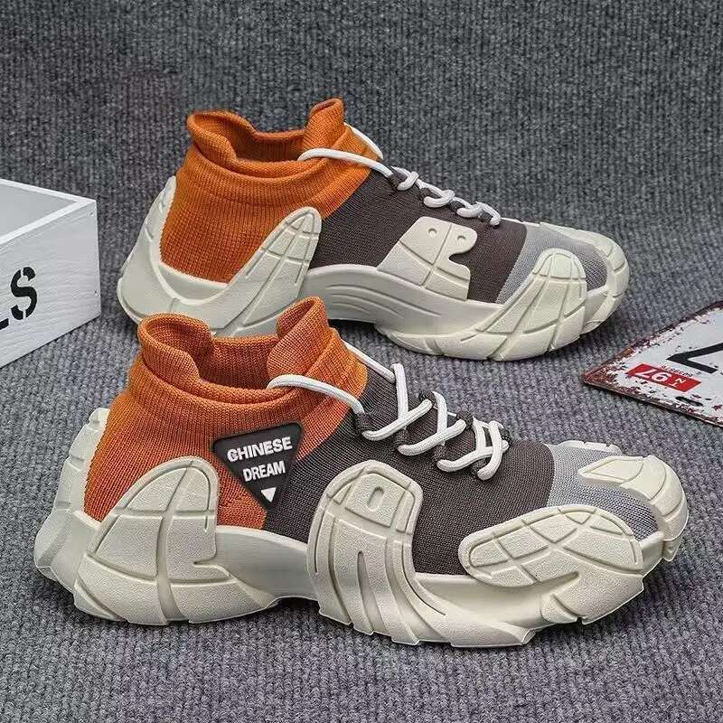 Designer casual shoes Men's Comfortable Lightweight Thick Sole High Strength Resistant Non-Slip Wear Resistant Sports & Everyday Men's Shoes