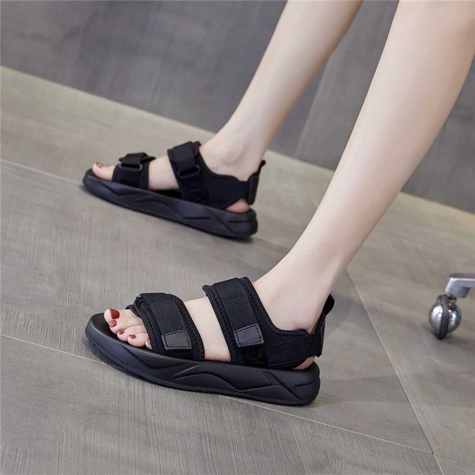 Womens Thick Sole Sandals For Women Comfortable Soft Sole Beach Sandals Hiking Sandals For Women M250520