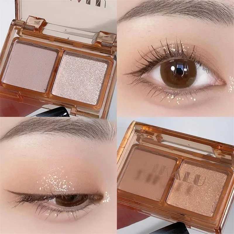 Waterproof Red Black Eyeshadow Palette Makeup Lasting Easy To Color Matte Eyeshadow Pressed Glitter Eyeshadow Korean Cosmetics W250520