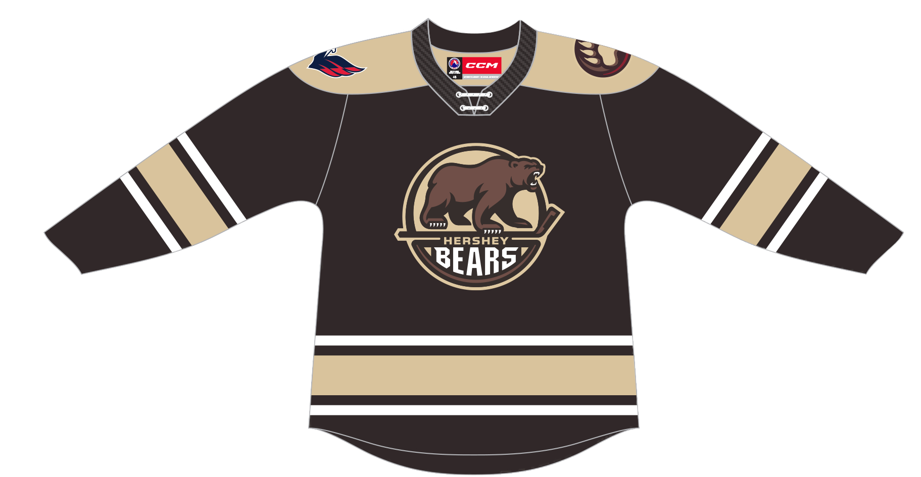 Hershey Bears Hockey Hockey Jerseys Custom ANY NAME NUMBER Sending pictures allows customization of any style