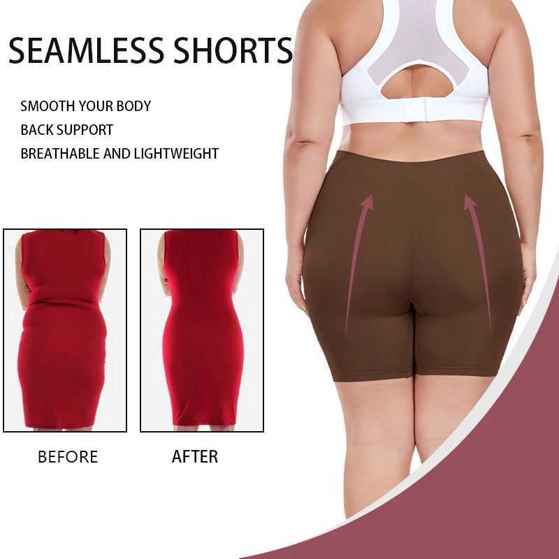 New Shapewear Women Tummy Control Shorts Anti-Chafing Thigh Slimmer Butter Lifter Body Shaper Safety Panties 3XL 4XLXJ250520