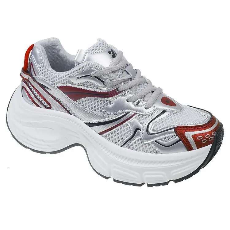 Casual Shoes for Women Spring And Summer Thick Bottom Sneakers Mesh Show Feet Small Outdoor Sneaker