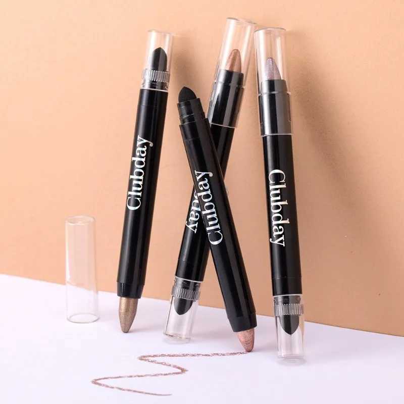 Double-sided Eyeshadow Stick Highlighter Brightening Pen with Pearlescent Glitter Matte Finish Shimmer Pigment Lasting EyeShadowXJ250520