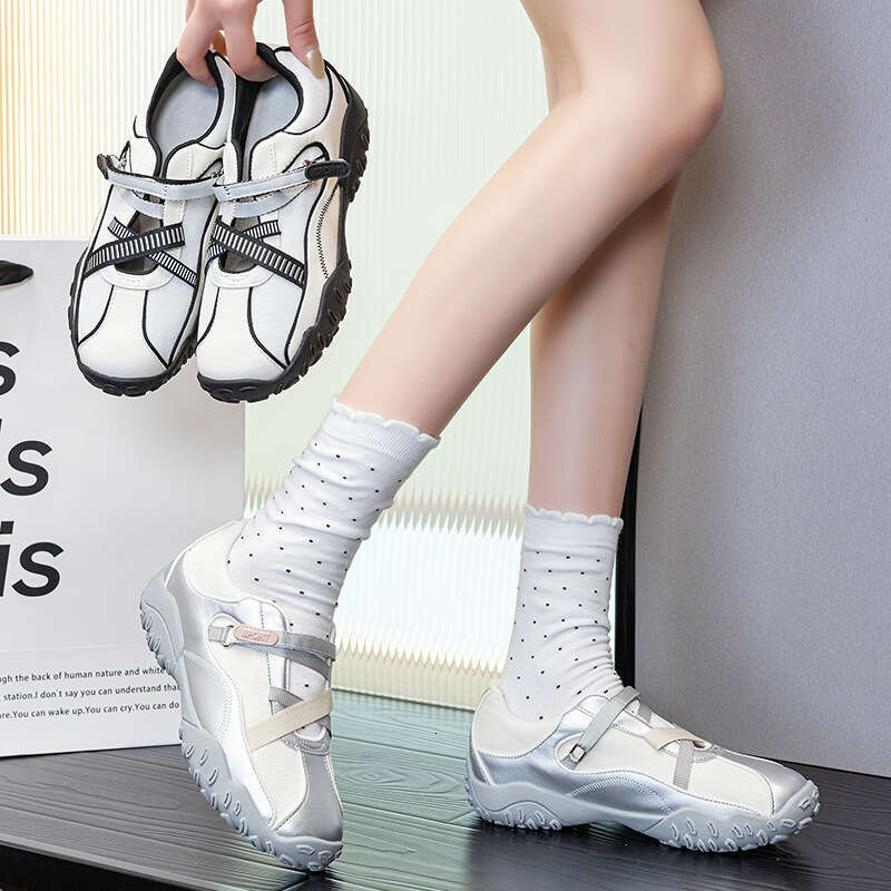 2025 Summer Ballet Style Outdoor German Training for Women, Interior Height Increase Thick Bottom Versatile Casual Mary Jane Sports Women's Trend
