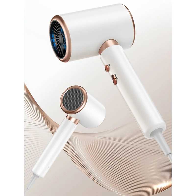 EU PlugHair DryerPowerfulHot Cold Wind Air Brush Hair Dryer2000W 5-Step Hair Dryer Quick Drying z250520