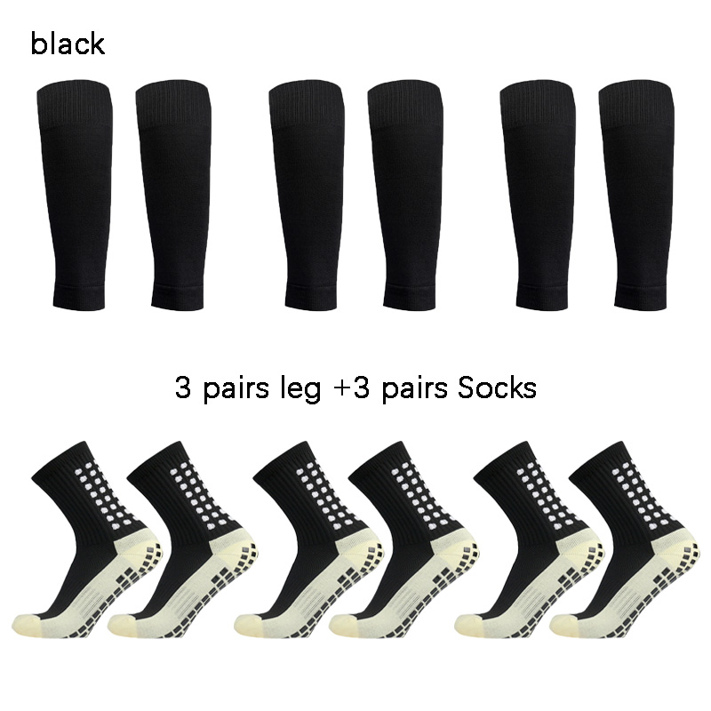 3 Coppie Di Coperture Per Le Gambe+3 Coppie Calzini Da Calcio Affermano Calzini…