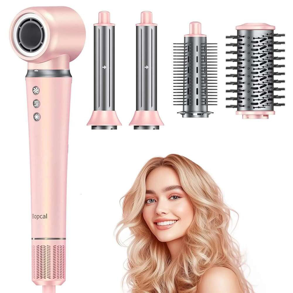 5 in 1 Dryer,Multi Styling Tool,Straightener & 32mm Curling 300 Million Negative Ions Hair Care 1-3 Mins Quick Drying Gifts
