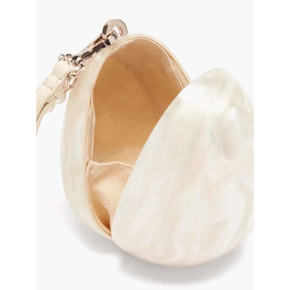 Mini Pearl Bag Crossbody Beaded Necklace Shoulder Handbag Egg Evening Fashion Totebag Women Hand Lady Phone Handbags Small Woman