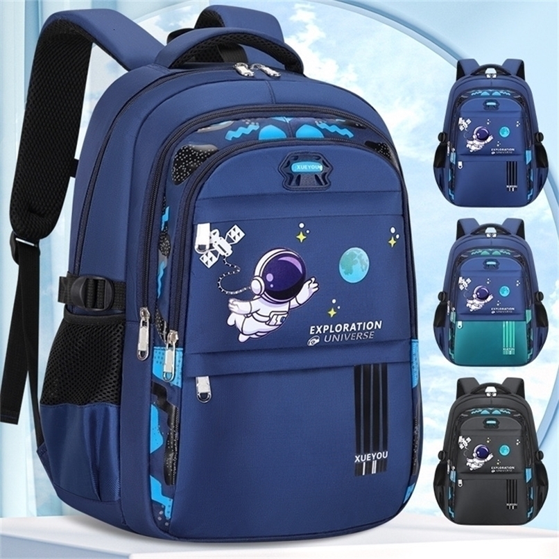 Kids Backpack Children School Bags for Boys Astronaut School Backpack Waterproof Primary Book Bag Mochila Infantil 250519CJ
