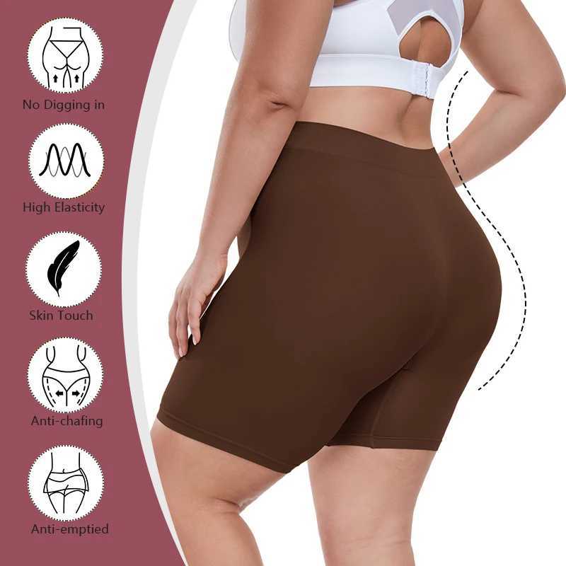New Shapewear Women Tummy Control Shorts Anti-Chafing Thigh Slimmer Butter Lifter Body Shaper Safety Panties 3XL 4XLXJ250520