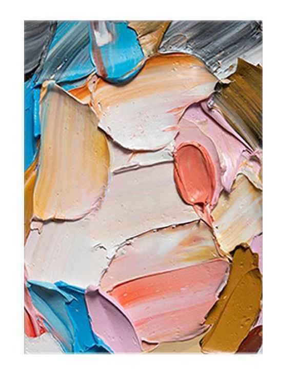 Hand-painted oil paintings, modern, simple and light luxury, abstract decorative paintings, thick texture series, entrance corridor hanging paintings 