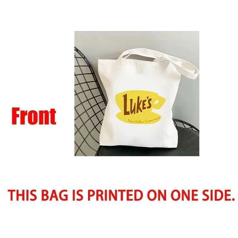 Canvas Tote Anime Black Cat Print Shopping Women Graphic Casual Fashion Teen Handbag Cartoon Kitten Side Bag for Ladies