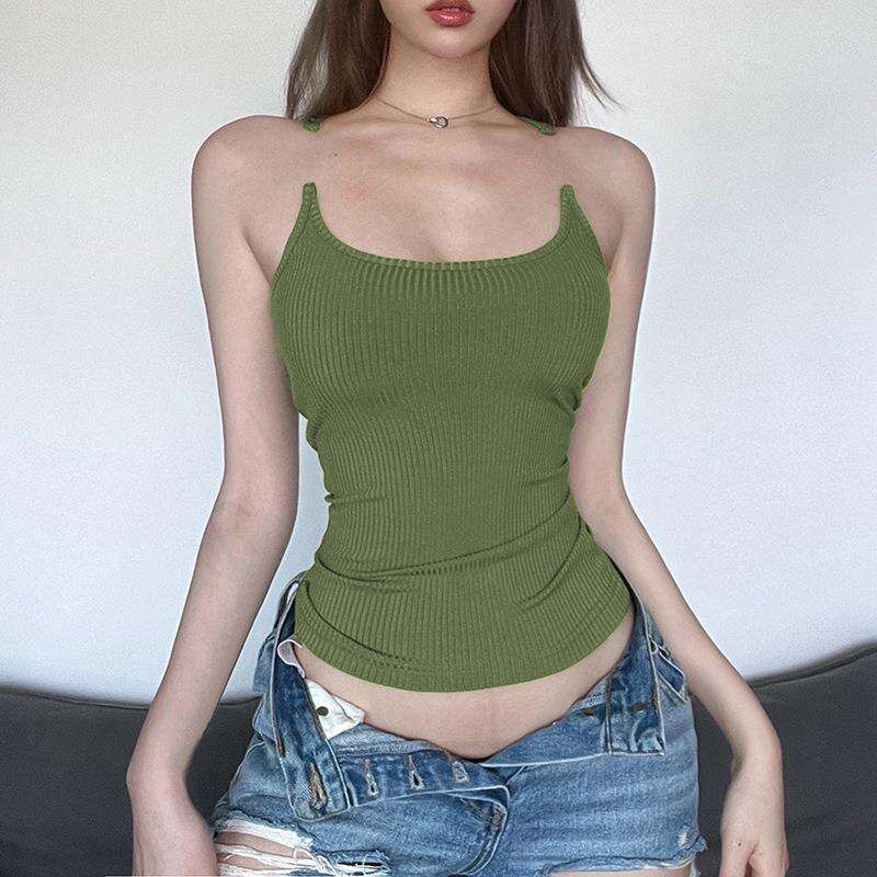 London Tee Shirt Designer Shorts Men French Designer Men Tops 2025 Summer New Womens Fashion Invisible Strap Sexy Spicy Girl Solid Color Slimming Tank