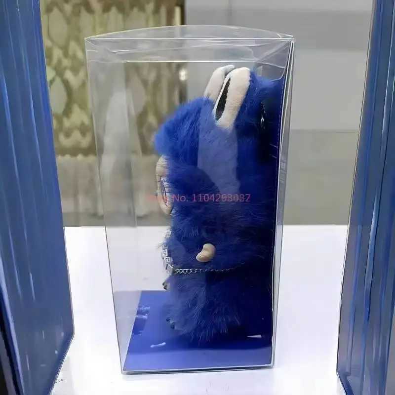 In Stock Ksbu 17cm Monster Labubu Series Blind Box Blue Vinyl Creative Change Dolls Cute Toys Girl Kid Birthday Gift Toy Pendant Free shipping