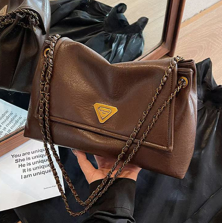Designer Bag 2025 New Trend Women's Luxury Flap Chain Shoulder Bag Square Crossbody Purse Multiway Underarm Handbag for Ladies