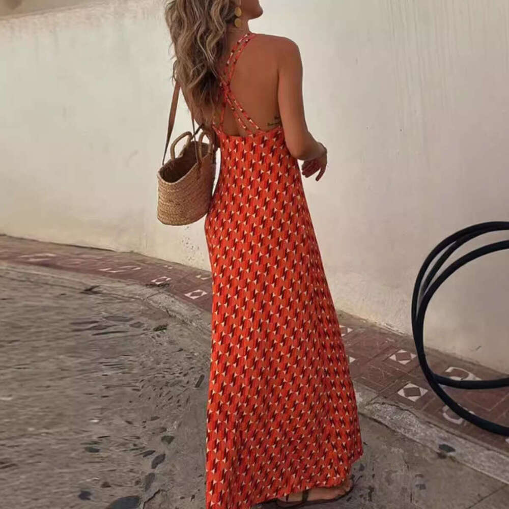 Summer Dresses Fulllace Sexy Buttock Plus Size Womens Clothing Maxi Dress Women Dress 2025 New Popular Womens Clothing Comfortable Slim Fit Printed Lo