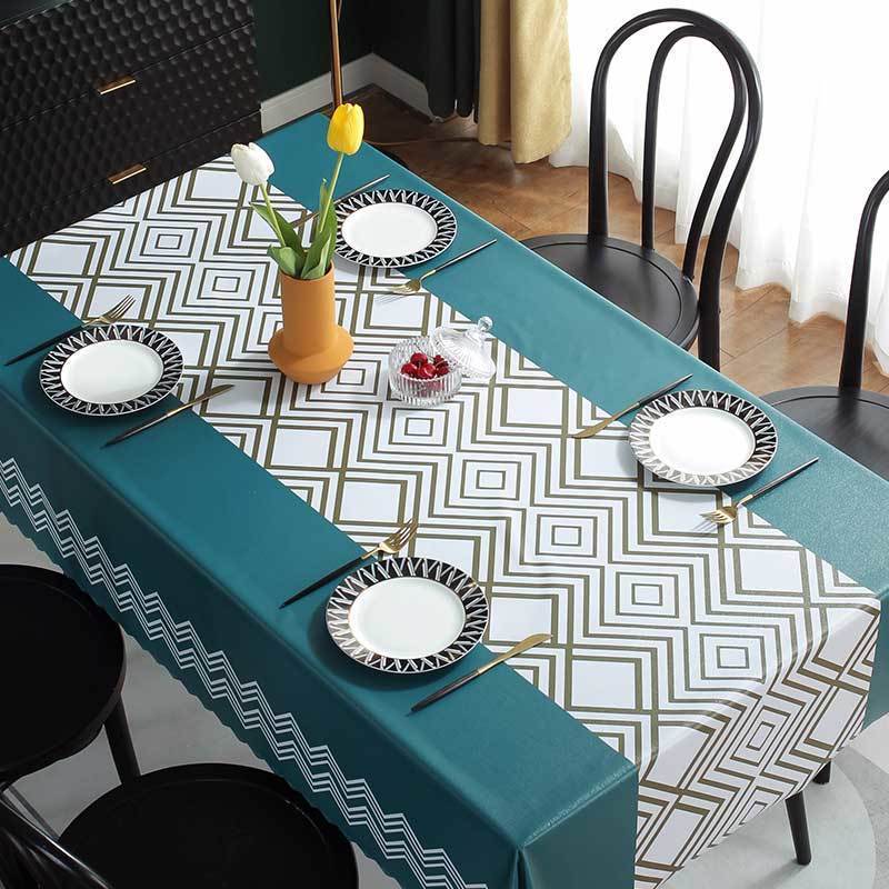 T0472 High-Quality Waterproof Oil-Proof Washable Tablecloth for Coffee Tables