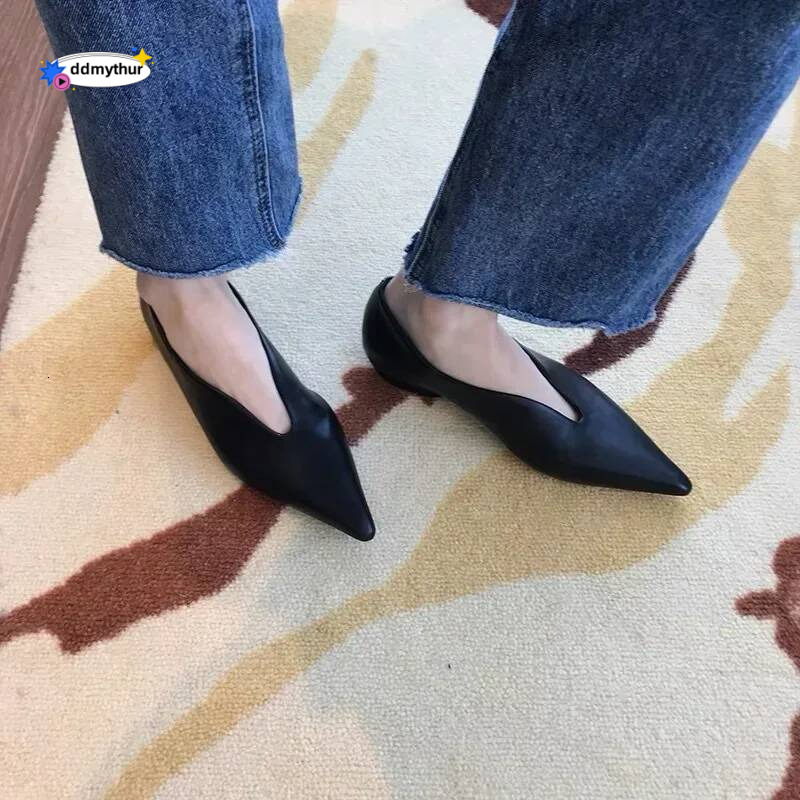 Trend Women Flats Sandals Summer New Pointed Toe Retro Oxford Mules Casual Ladies Shoes Walking ddmythur
