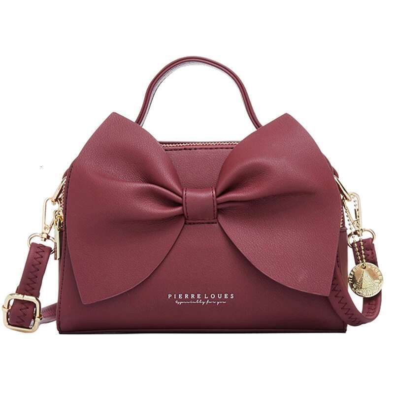 Elegant PU Leather Female Shoulder Crossbody For Women Handbags High Quality Ladies Messenger Hand Bags Bow