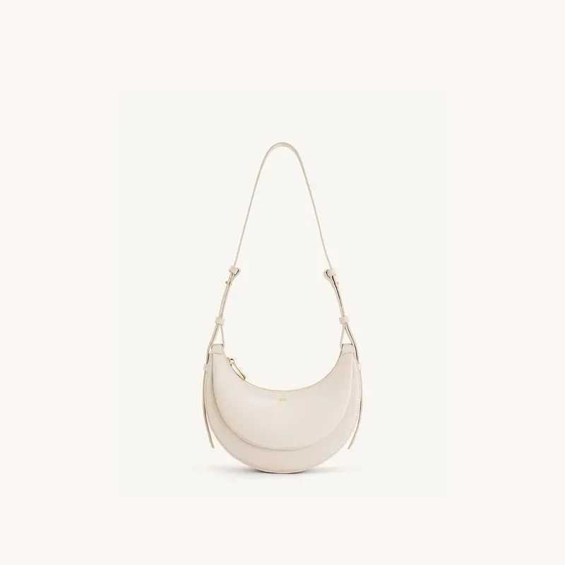 Crescent bag niche design special-shaped semicircular bag one-shoulder armpit bag genuine leather womens crossbody tote bag M250520
