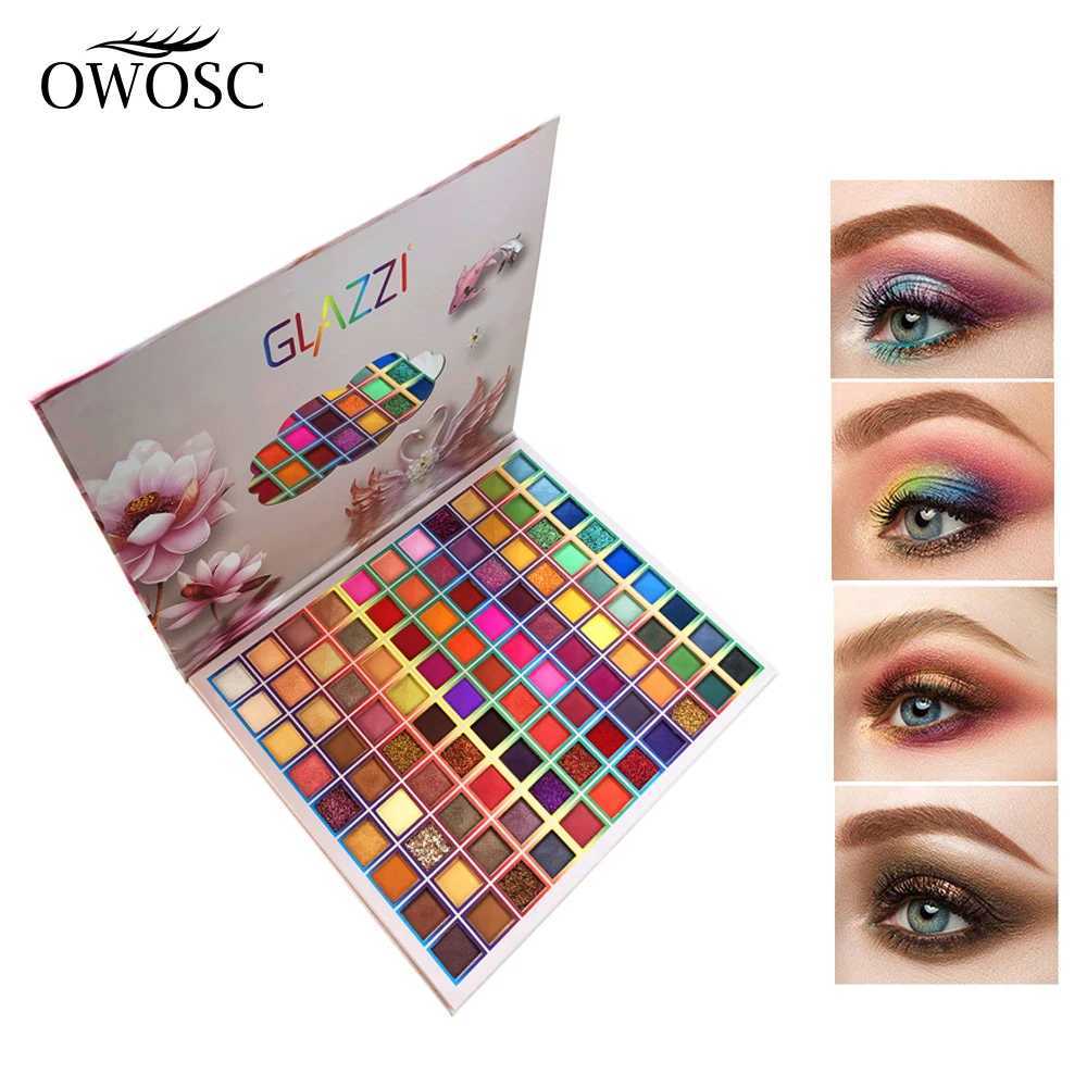 OWOSC 99 Colors Eyeshadow Palette Glitter Shimmer Eye Shadow Powder Matte Glitter Eyeshadow Palette Cosmetic Makeup Kit W250520