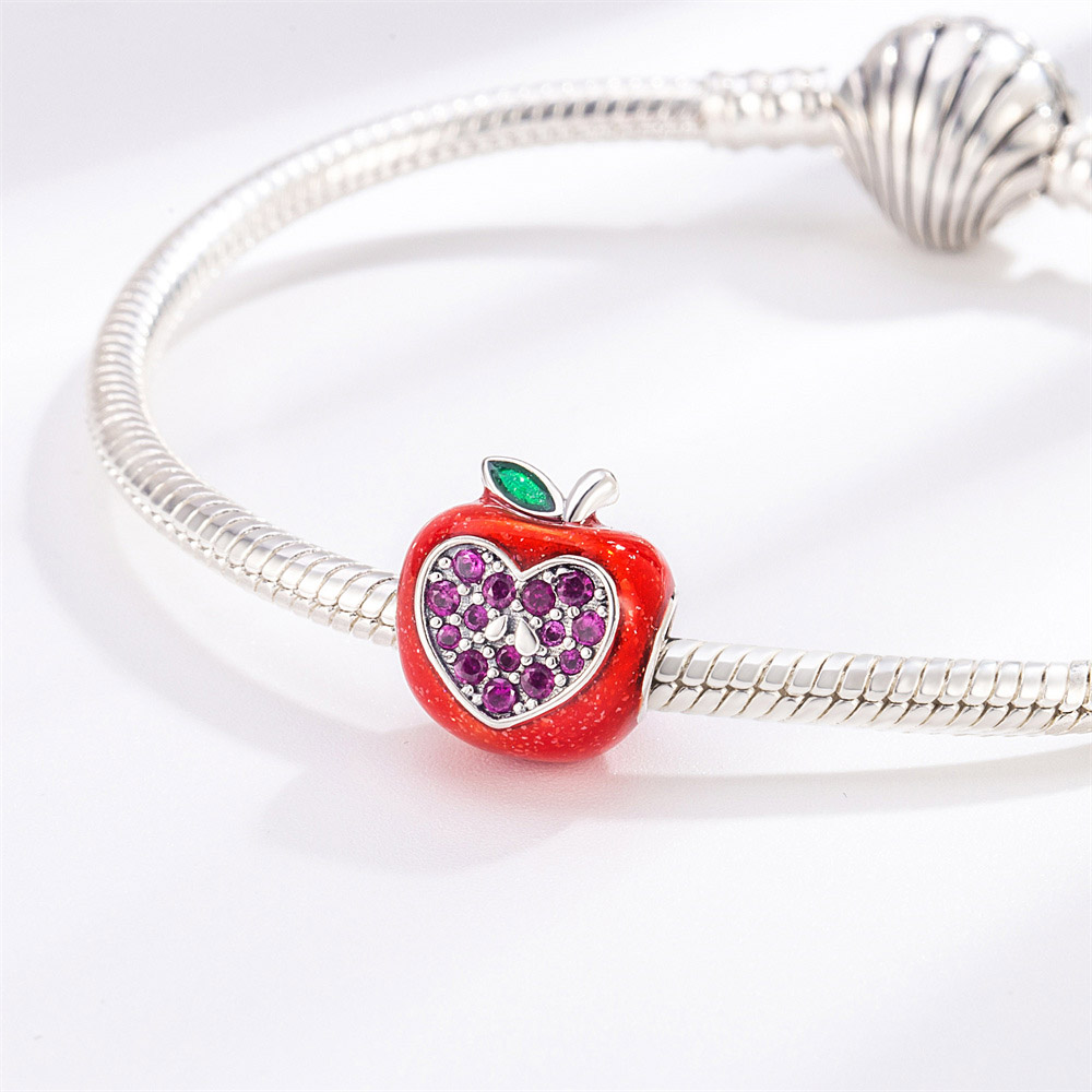 FewDook 2025 Summer New Fruit Series Blueberry, Lemon & Avocado Gummibear Charm Fit Original Pan Charms Bracelet High Quality Accessories Jewelry Desi