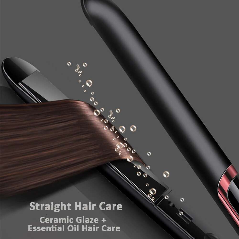 2024 Sale New Straightener Flat Iron Curling Irons Electric Straight Ceramic Fast Warm-up Styling Tool For Wet or Dry Hair