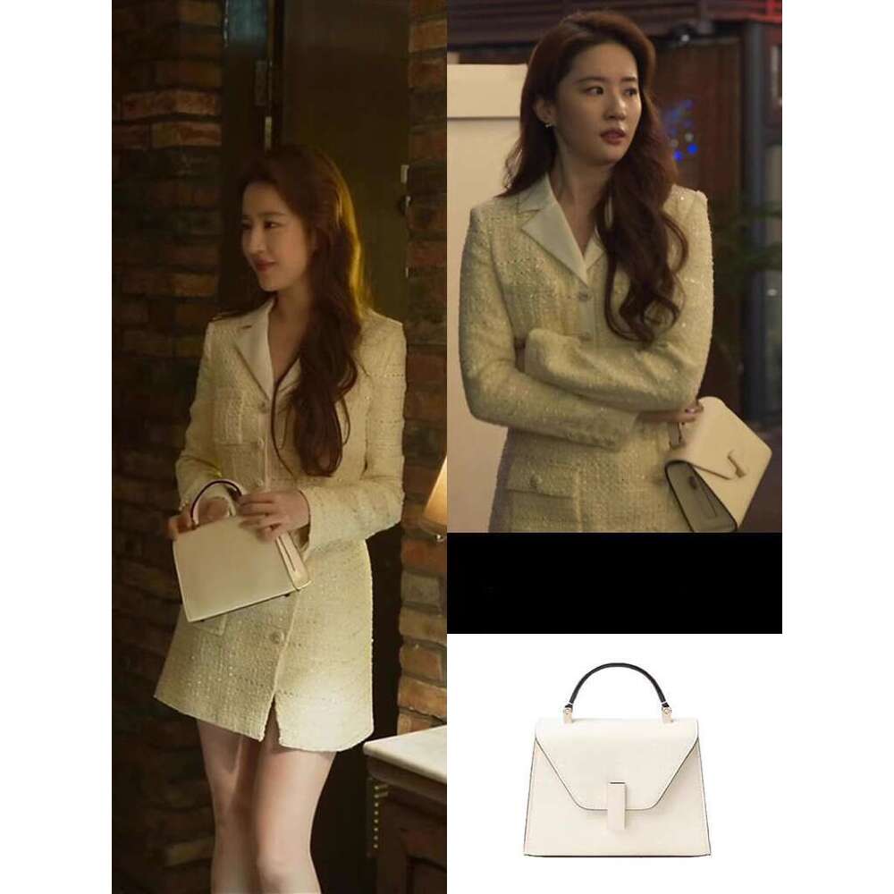 The Story of Rose by Huang Yimei same Iside women s genuine leather Kelly bag handbag shoulder crossbody layered cowhide