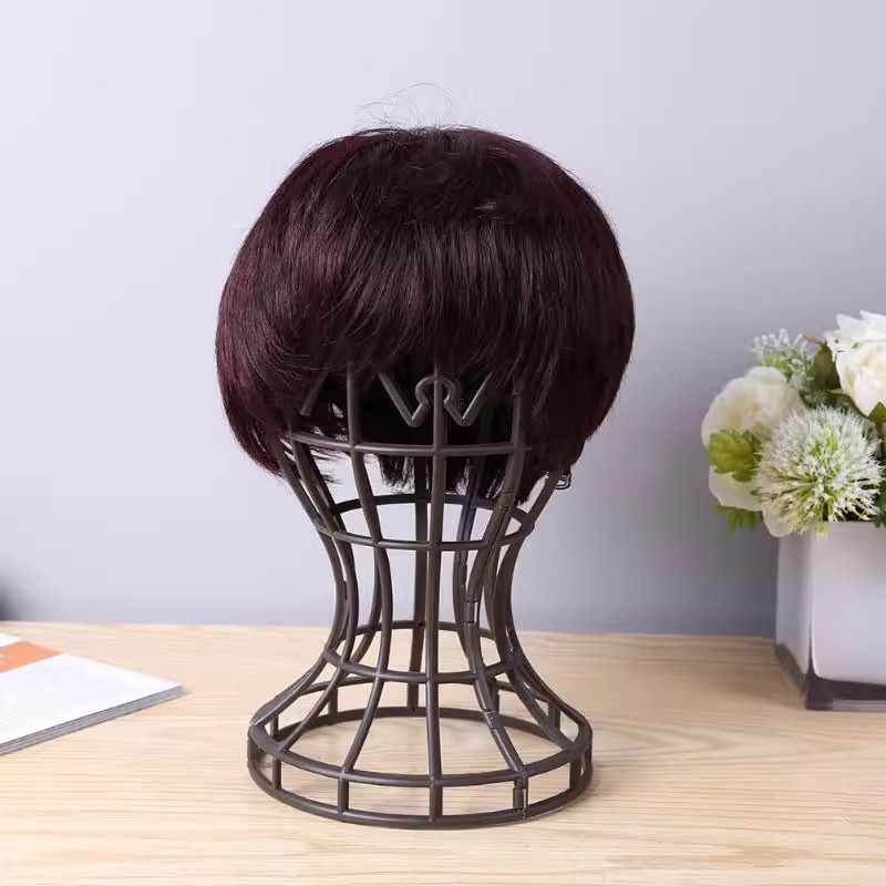Wig Block Headband Support Lantern-Shaped Multifunctional Foldable Hair Development Display Stand Hat Display Stand