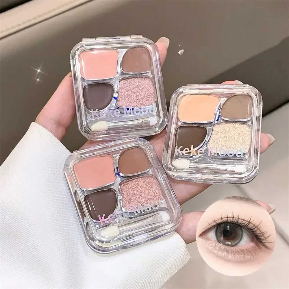 4Color Eyeshadow Palette Blush Eyeliner Eyeshadow Highlight Contour Palette Eyes Makeup Cute Beauty Cosmetics MultifunctionalXJ250520