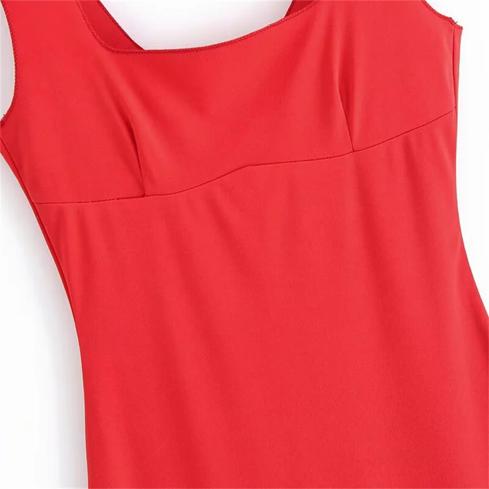 UNIZERA Womens Dress Fashion Slimming Blended Sleeveless Strap Solid Color Temperament Summer 250520