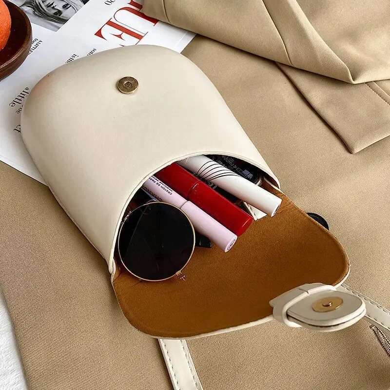 New Women's Large Capacity Shoulder Fashion Small Crossbody Hard Pu Leather Messenger Bags Handbags For Women