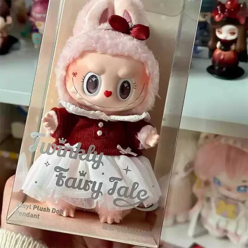 Monster Labubu Series Chicken Christmas Limit Twinkly Fairy Tale Vinyl Doll Pendant Keychain Kaii Toy Xmas Gift1 1 Replica Z250520