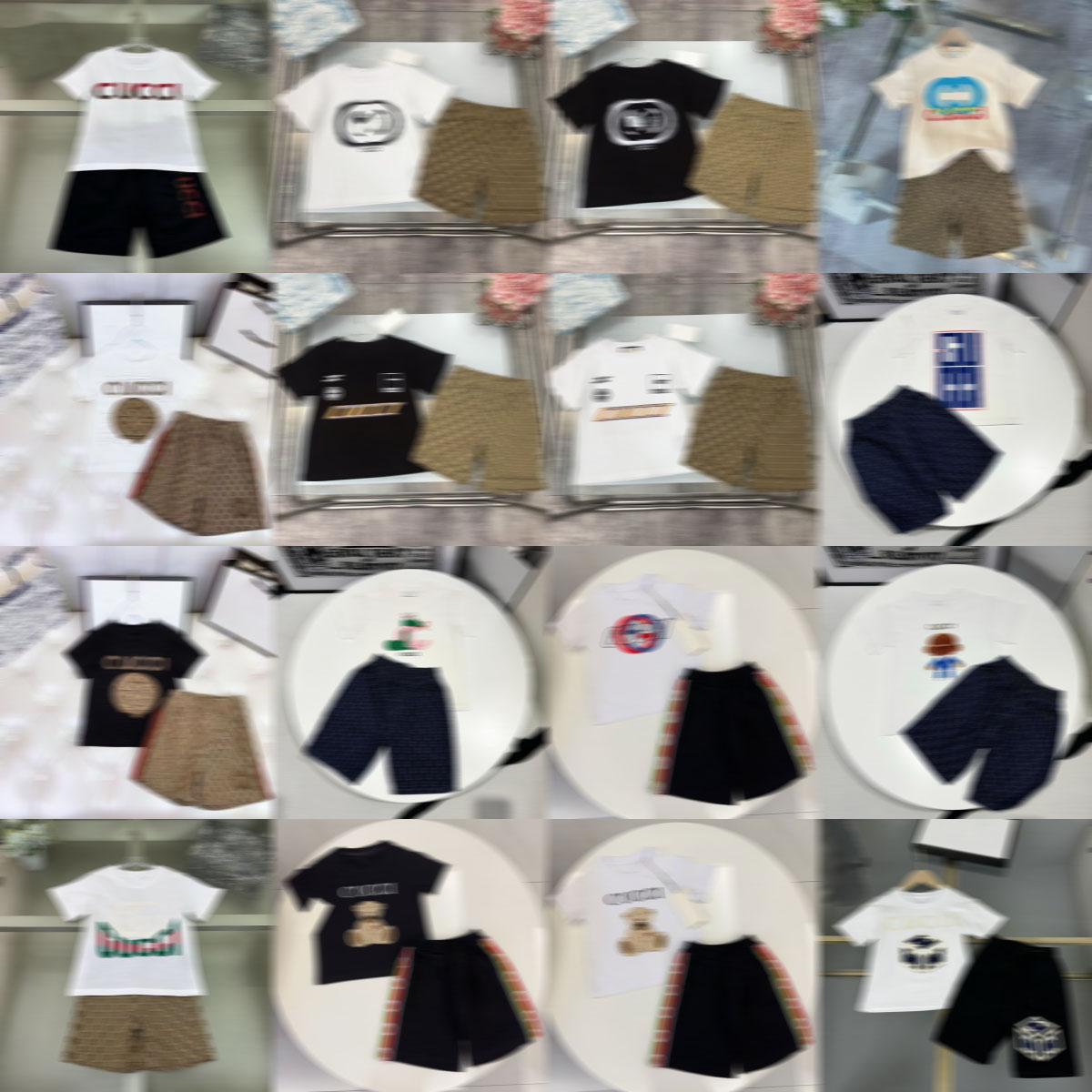 Baby Designer Clothing Sets Kids T-shirt Pink Monogrammed Shortst Clothes Brand Summer Childrens Treasures And Girls Cotton Two-Piece