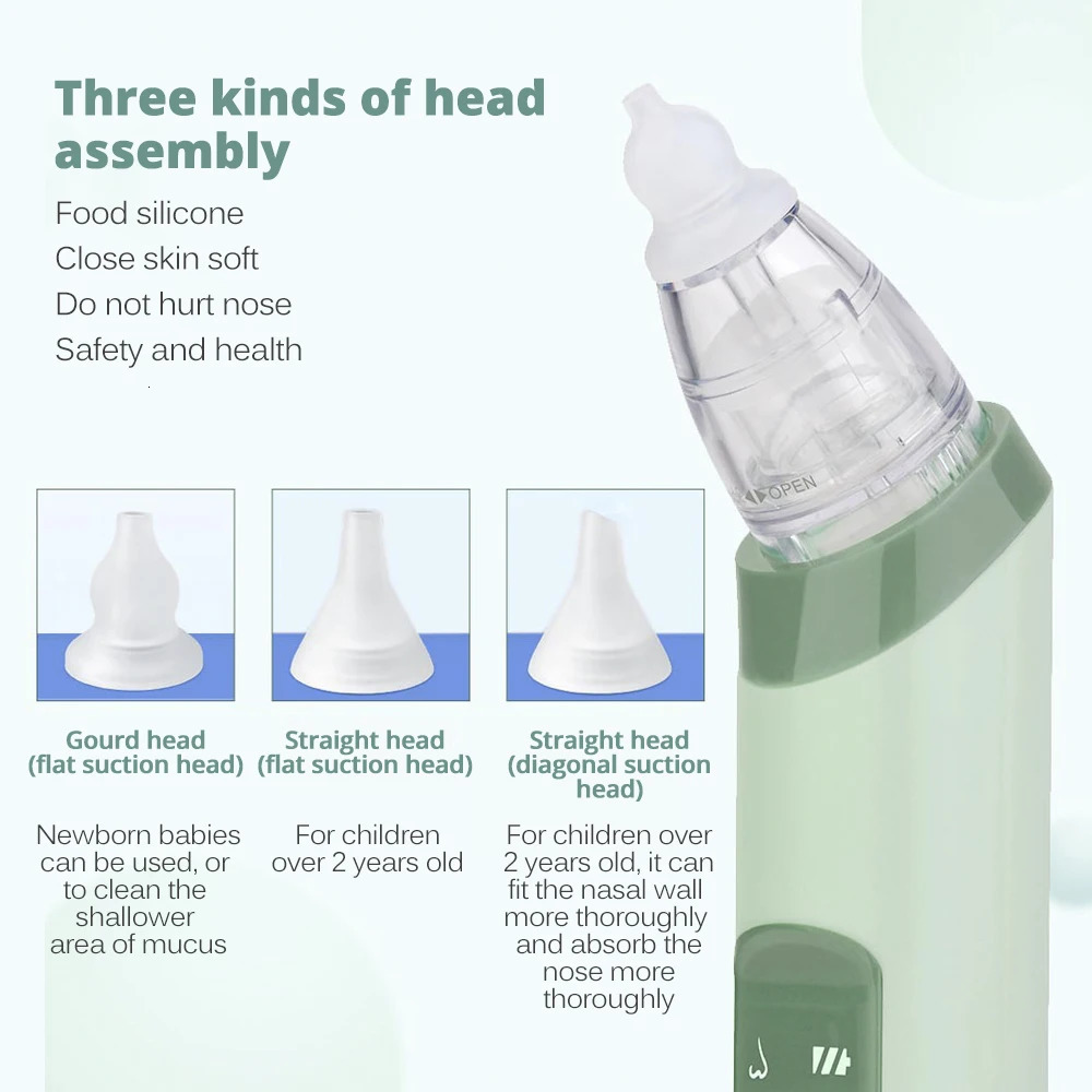 Baby Nasal Aspirator Adjustable suction Nose Cleaner born infantil Safety Sanitation Nasal dischenge patency tool 250513