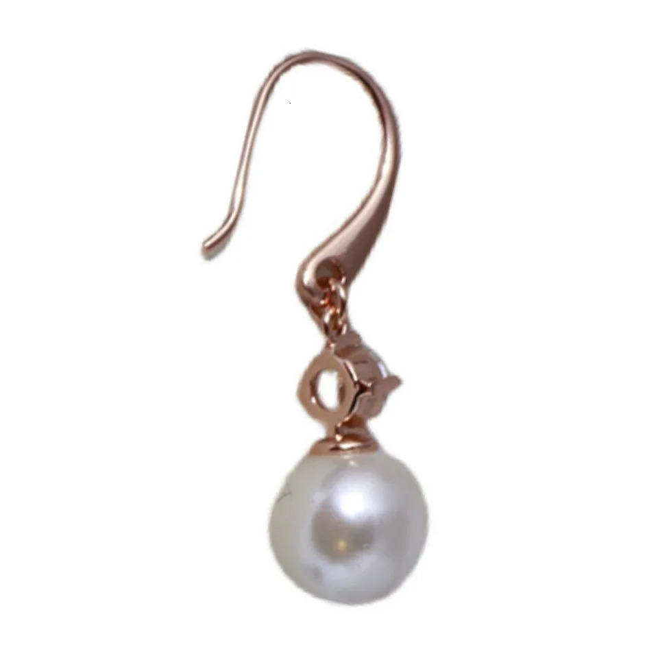 Jewelry Inlaid With Zircon Pearls Pendant Earrings Multicolored Womens Simple Temperament Mixed Batch 250520