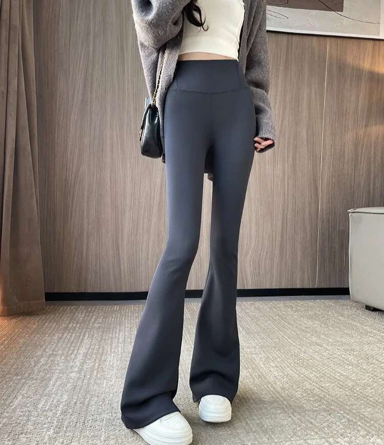 Women's Micro Flare High Waisted Hip Lifting Sports Fiess Pilates Yoga Pants