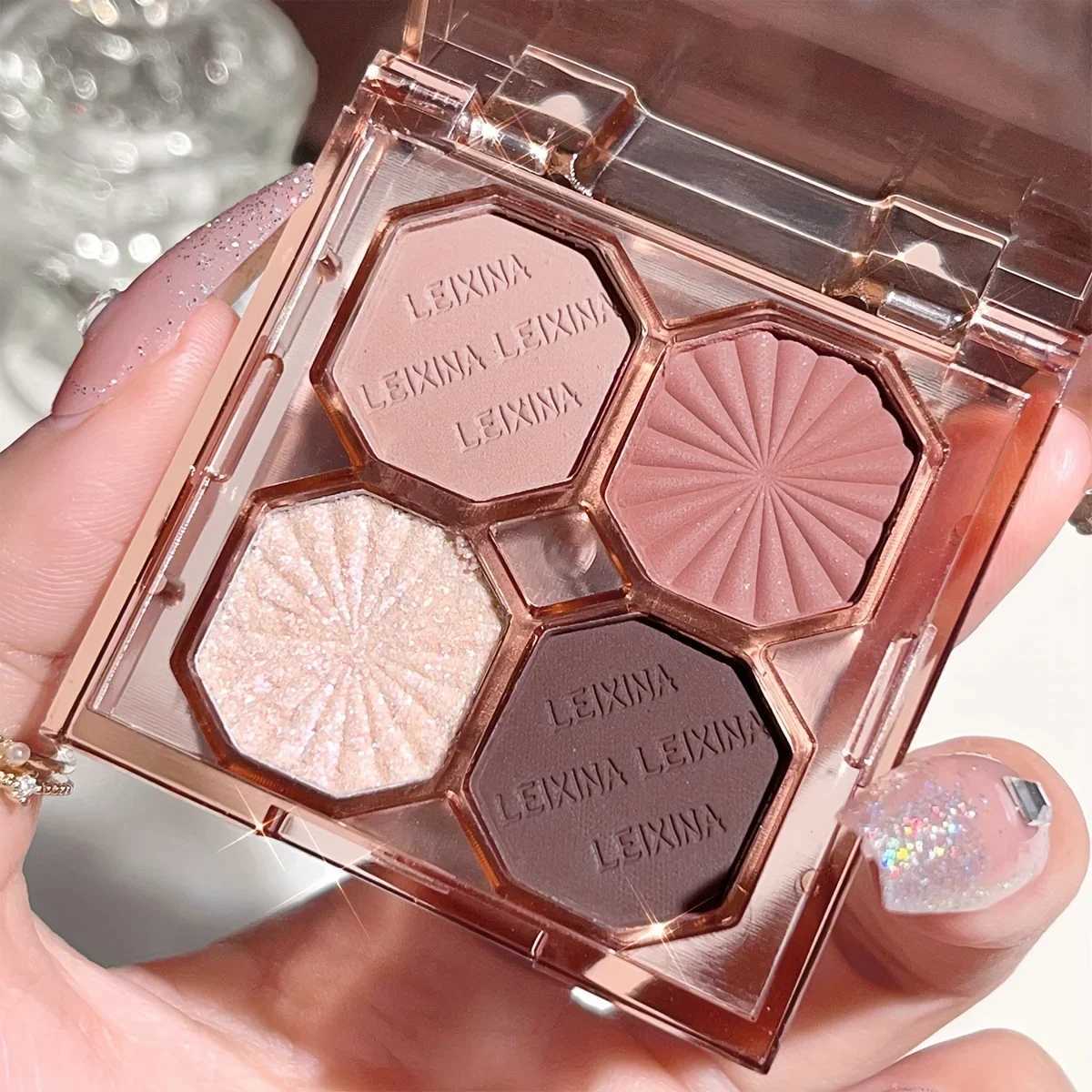 Diamond Luminosity Eyeshadow Burst Pearlescent Dimension Brightening Eyeshadow Nude Shine Natural Long-lastingXJ250520