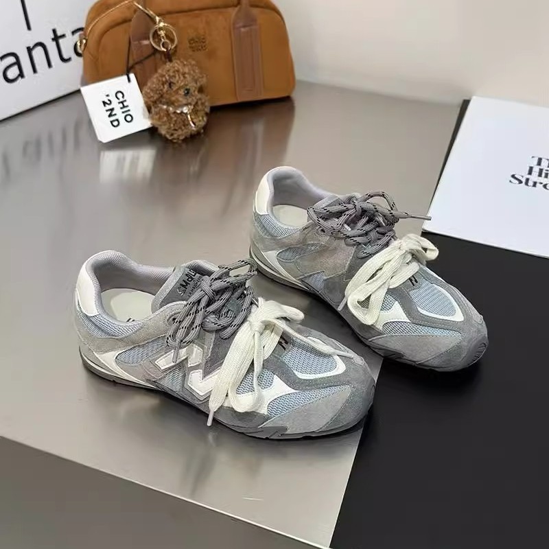 Women Fashion New High Heel Ankle Boots Round Toe Sneakers Flat Wedge High-Top Casual Black Sports Shoes