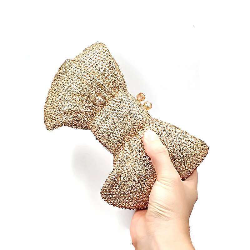 Classical women accessories dias clutches bow knot crystal Bridal wedding party Popsicle purses