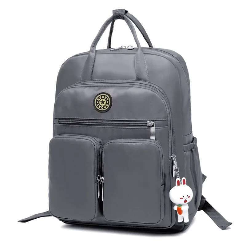 Women Nylon Backpack Large Capacity Travel Backpacks Casual Big Multi-Function Deisign Mummy Bags School Book Bag For Girls