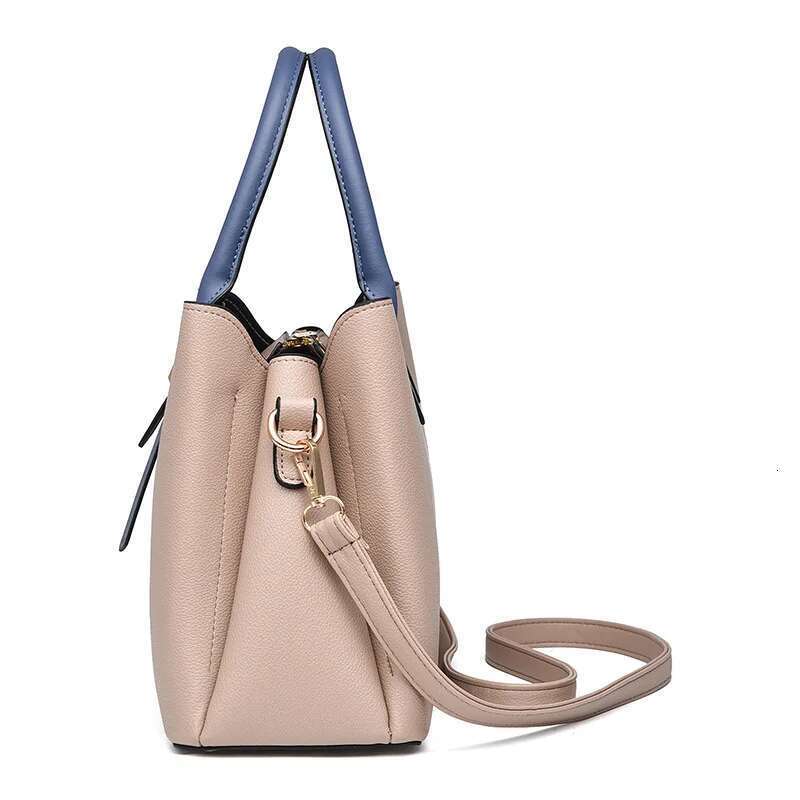 Women's Fashion Light Mother PU Leather Simple Atmosphere Women's Portable Shoulder Bag