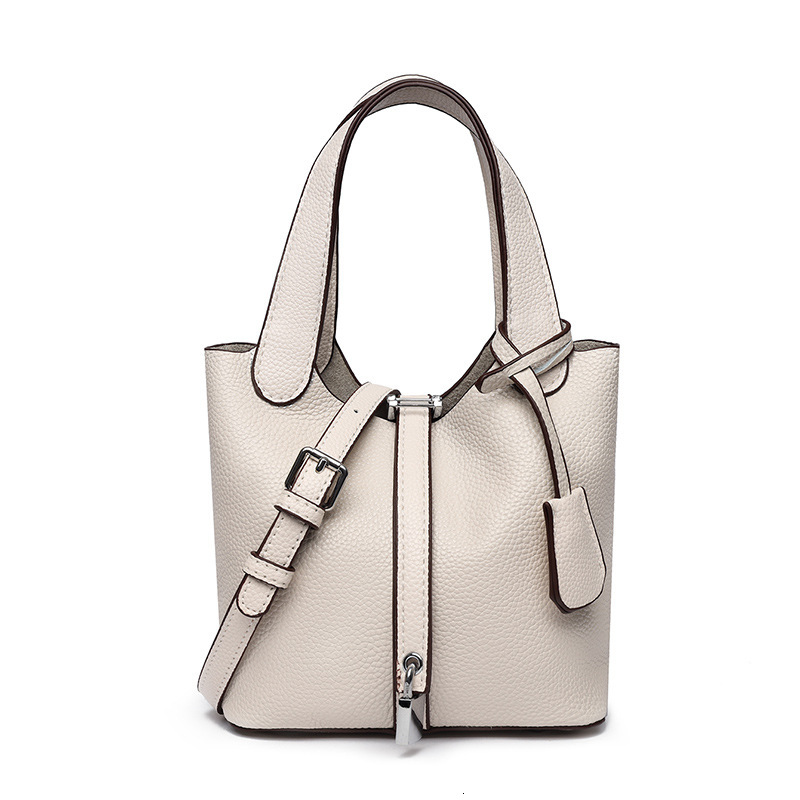 Free Shipping Designer Bag Women's Bucket Bag Hot Spring And Summer Leather Handbag Letter Bag Fashionable High-end Daily Commuting Crossbody Bag