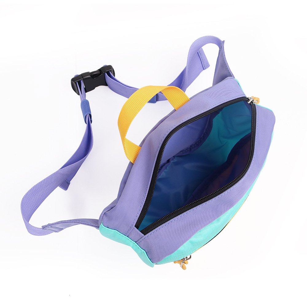 Waistband women's casual simple contrasting color design crossbody sports shoulder bag can be designed