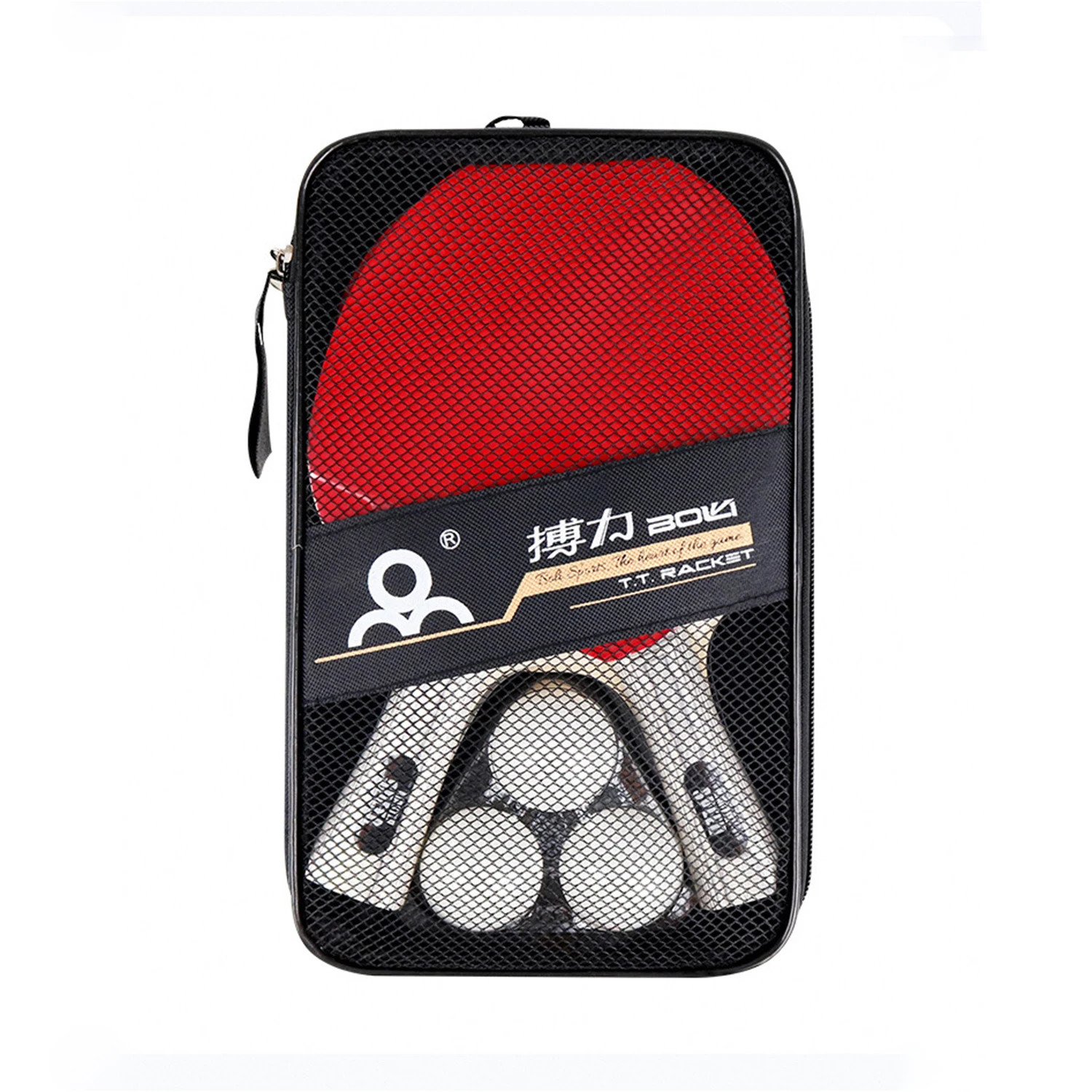Professional Table Tennis Racket Set 2PCS Pimplesin Rubber HighQuality Blade Bat Paddle with Bag for Ping Pong 250520