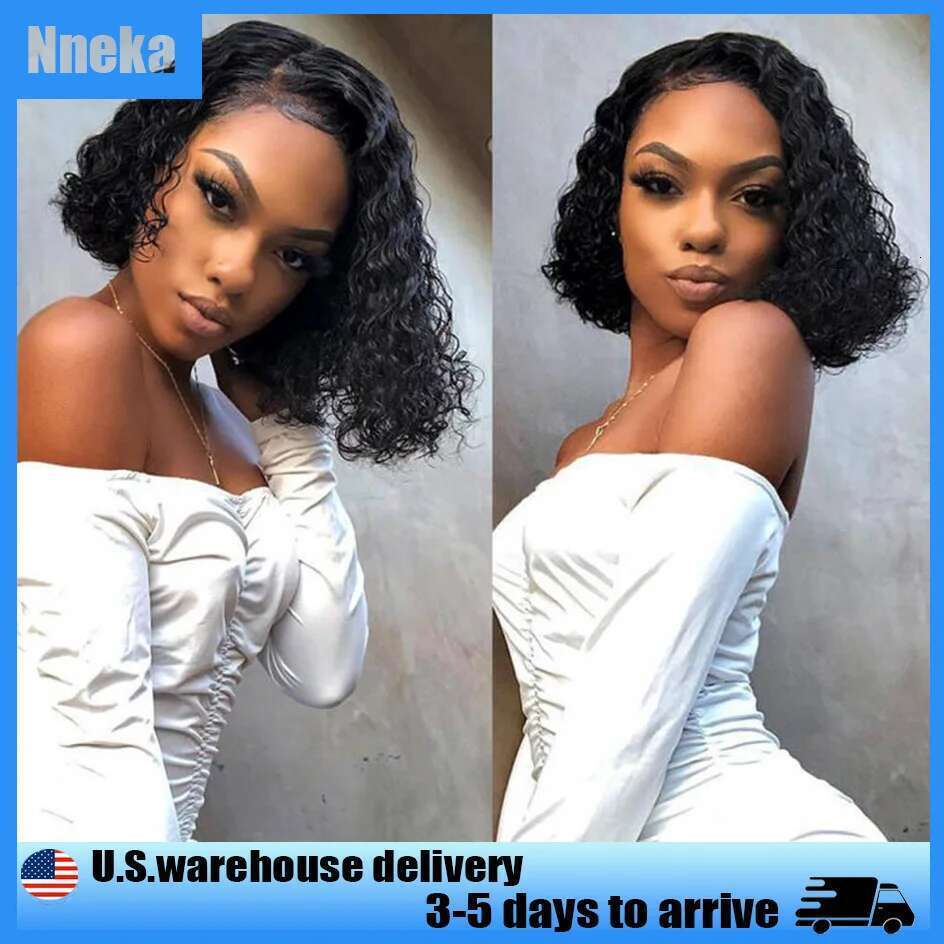 Nneka Curly Wigs 5x5 4x4 Closure Human Deep 13x6 Water Wave Lace Front Wig 13x4 Brazilian Hair