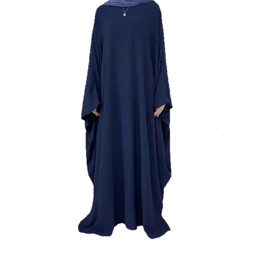 Designer Fashion 2025 Loose Solid Color Women Dress Robe