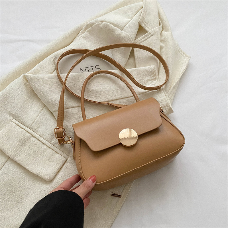 Free Delivery Designer Bag 2025 Winter Solid Color Simple Fashion Casual Texture Trendy One Shoulder Crossbody Underarm Handheld Small Square Bag Luxu