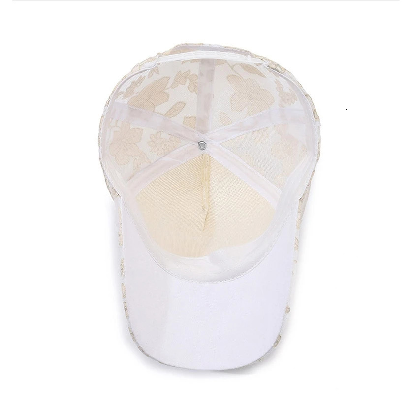 Lightweight Lace Sun Hat For Women - Breathable Uv Protection Baseball Cap | Fashionable Streetwear Accessory With Adjustable 250519